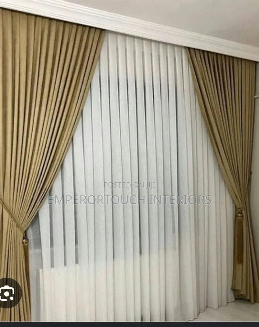 Gold Curtain Design