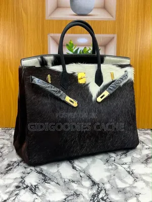 Statement Cowhide Top-Handle Bags