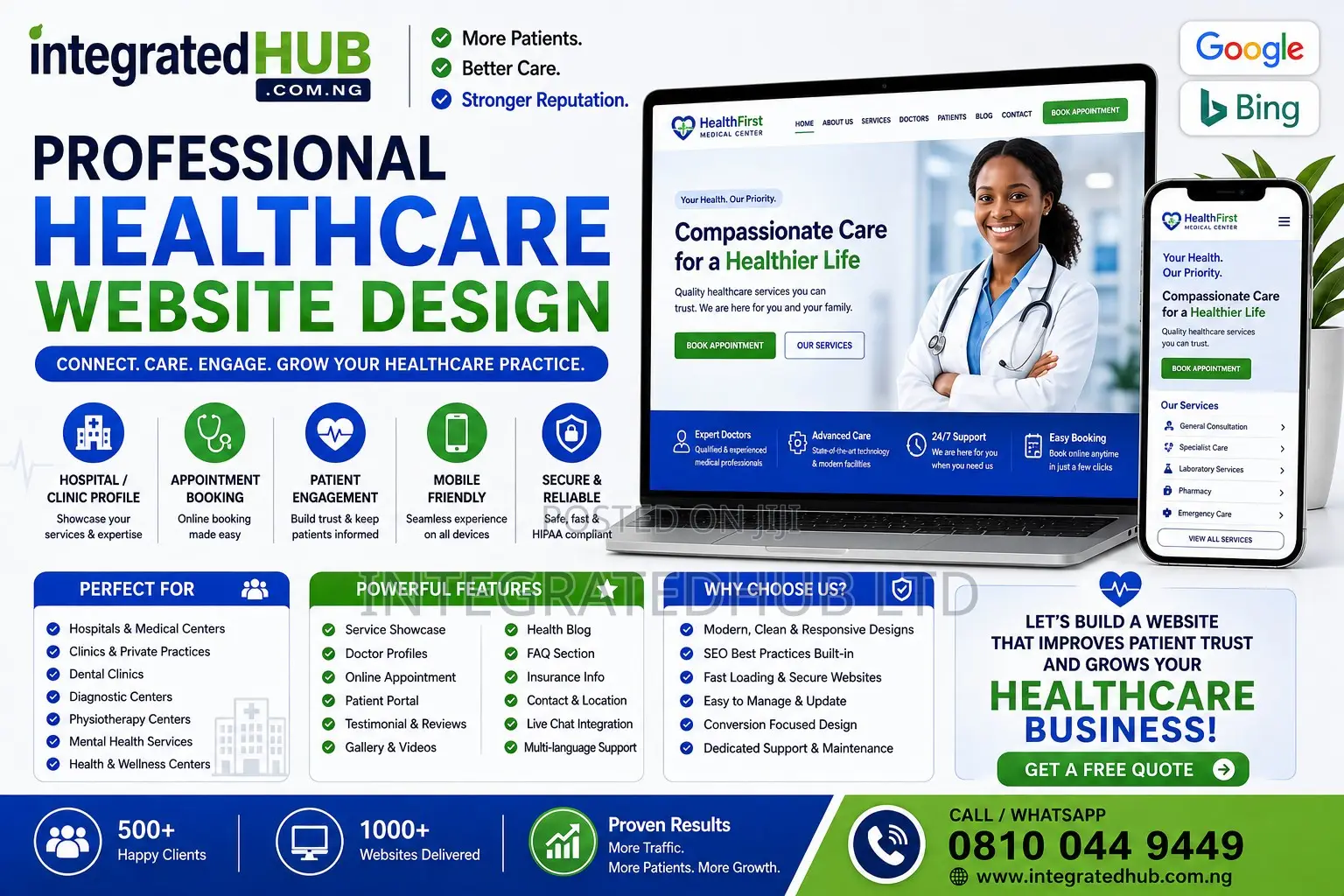 Hospital Website With Online Appointment Booking