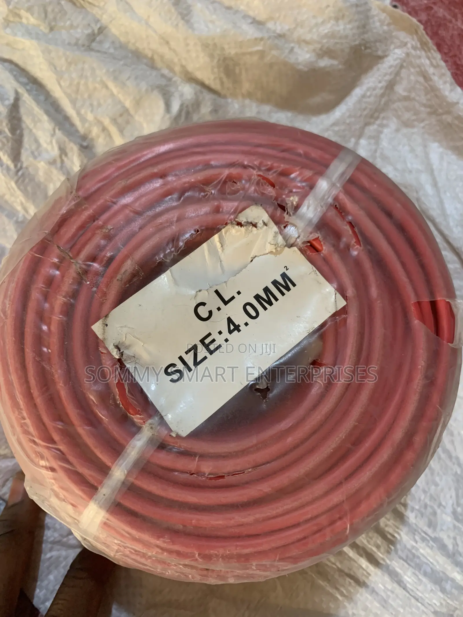 C.L. 4.0mm2 Single Core PVC Copper Electrical Wire (Red)