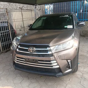 Toyota Highlander XLE 4x4 V6 (3.5L 6cyl 8A) 2018 Gray