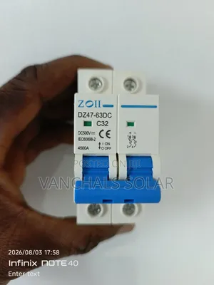 Dc MCB Pv Circuit Breaker 32a 2p
