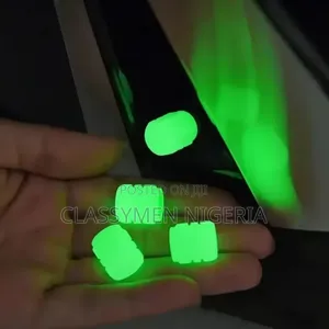 Luminous Tire Valve Caps Multi-Color Fluorescent Bike Wheel Valve Cap