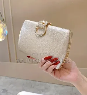 Glam Gold Clutch Purse