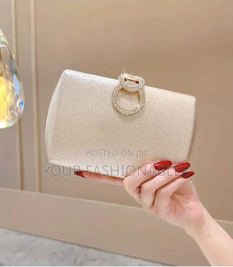 Glam Gold Clutch Purse