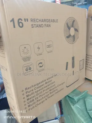 Rechargeable Stand Fan