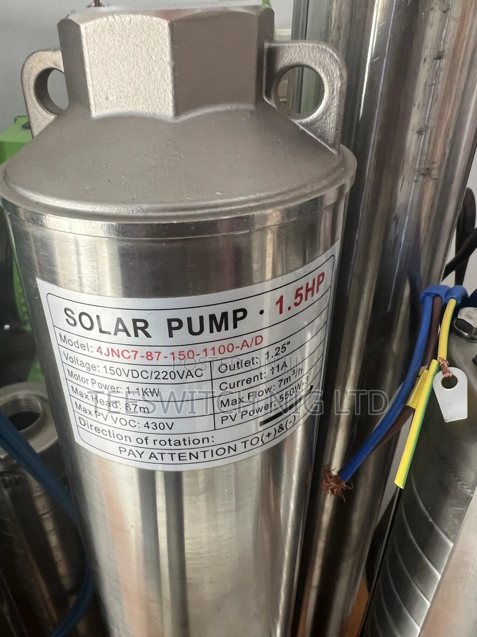 1.5 HO Solar Pump