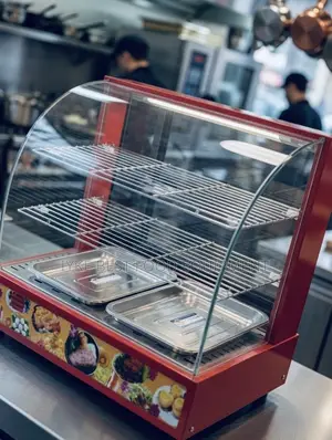 Two Plates Snacks Display Warmer