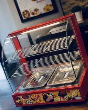 Two Plates Snacks Display Warmer