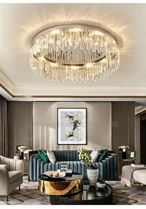 XZLUSTER Luxury Crystal Chandelier Luxury Ceiling Light Gold Chrome