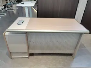 Executive Modern Fluted Panel Desk