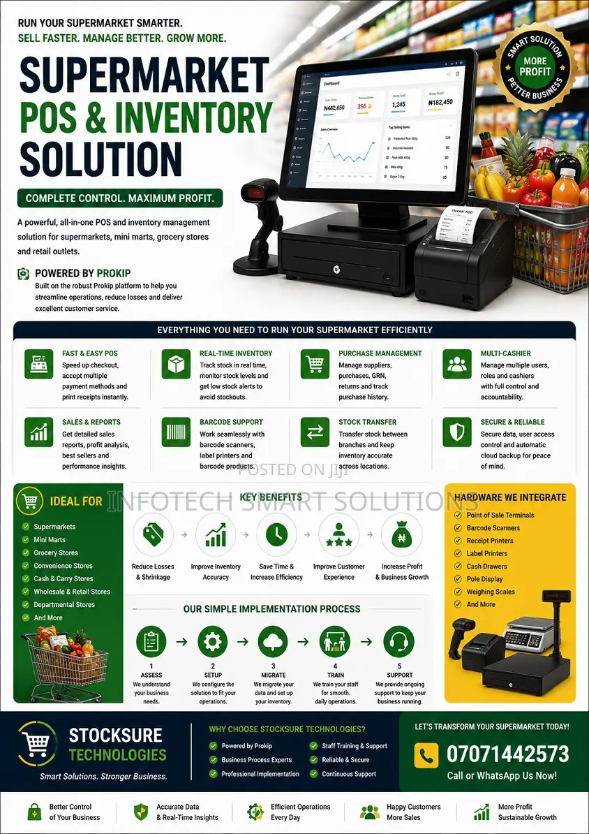 POS Inventory Solution for Supermarkets and Retail Stores