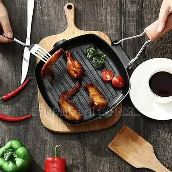 28cm Non Stick Square Grill Pan