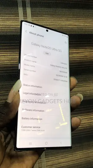 Samsung Galaxy Note 20 Ultra 5G 256 GB Black