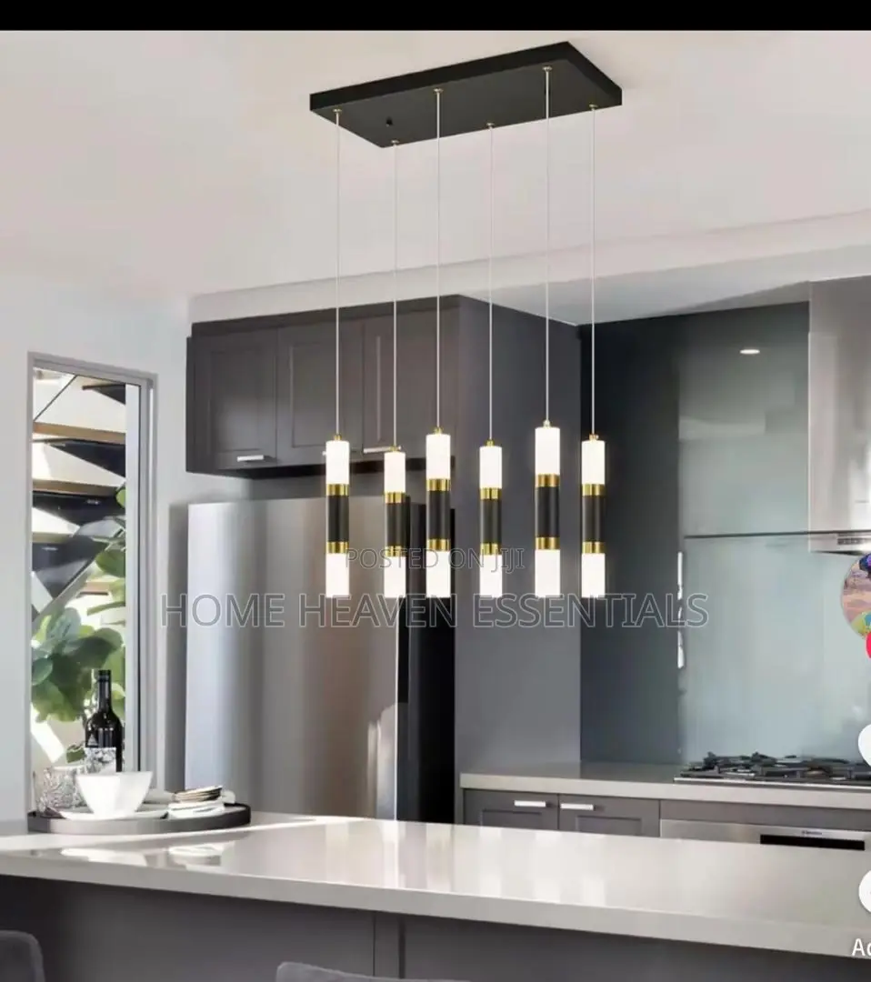 Modern Minimalist Kitchen Dropping Chandelier