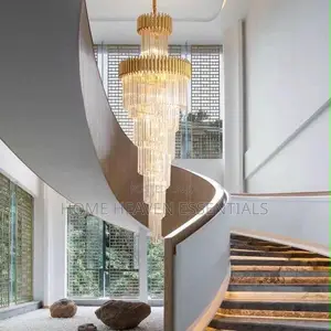 Luxury Crystal Staircase/Void Chandelier