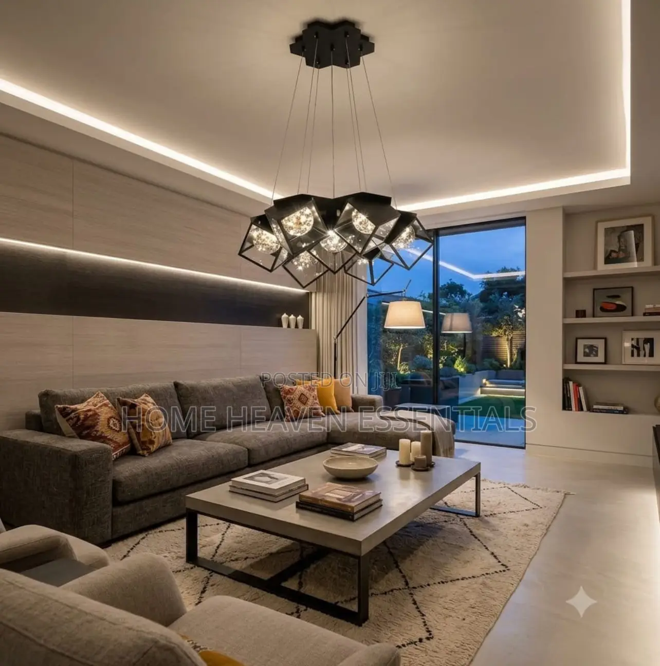 New Modern Warm Romantic Master Bedroom Led Ceiling Chandelier