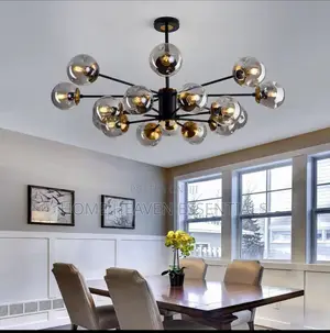 Modern Nordic Chandelier Glass Globe LED Pendant Light