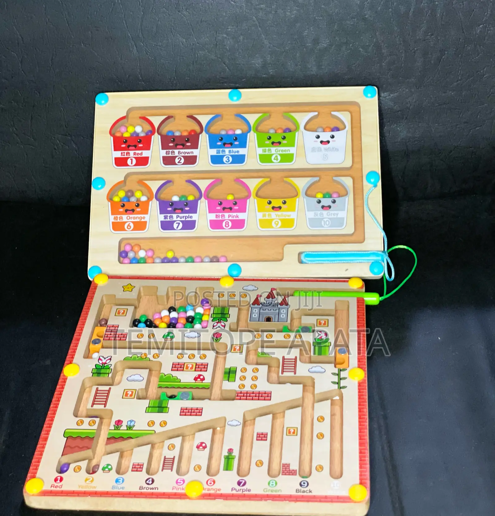 Wooden Magnetic Maze