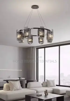 Luxury Smokey Glass Living Room Dropping Chandelier