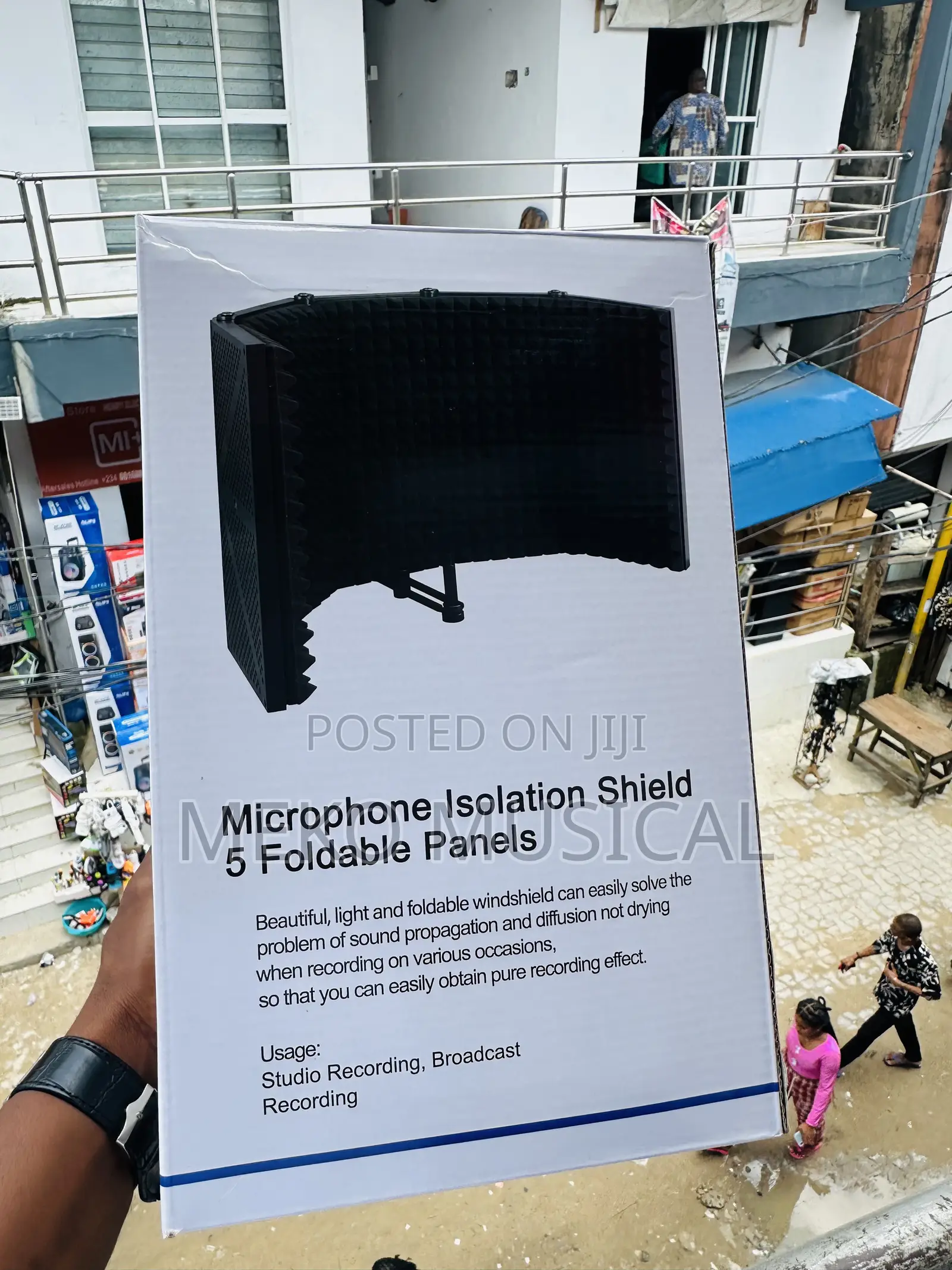Microphone Isolation Shield