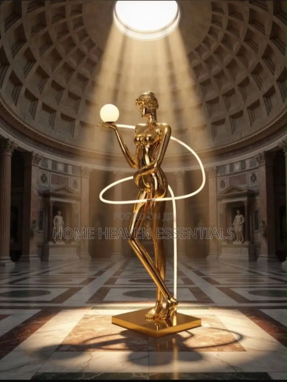 Luxury Art Humanoid Decor Floor Lamp