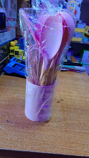 Brand New 12PCS Pink Silicone Kitchen Utensil Set | Wooden Handle