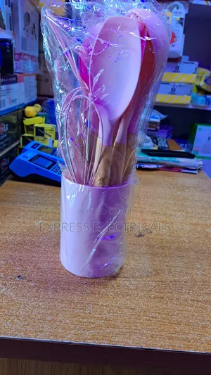 Brand New 12PCS Pink Silicone Kitchen Utensil Set | Wooden Handle