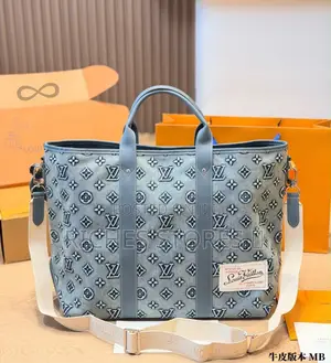 Louis Vuitton Denim on-the-Go Tote Bag
