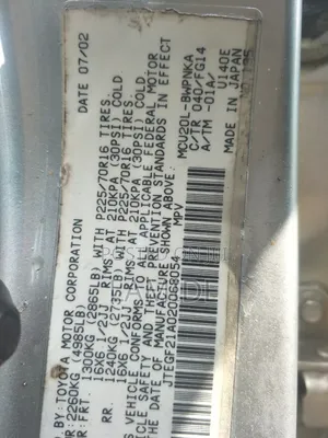 Toyota Highlander 2003 Silver