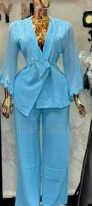 Elegant 2-Pieces Blazer and Trouser Set