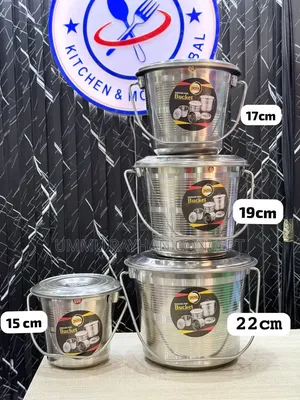 Stainless Steel 8pcs Bucket
