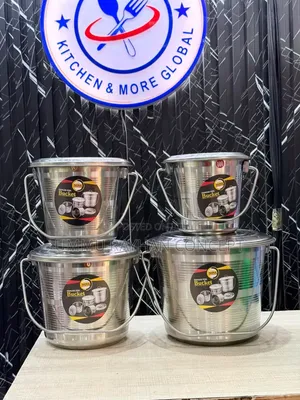 Stainless Steel 8pcs Bucket