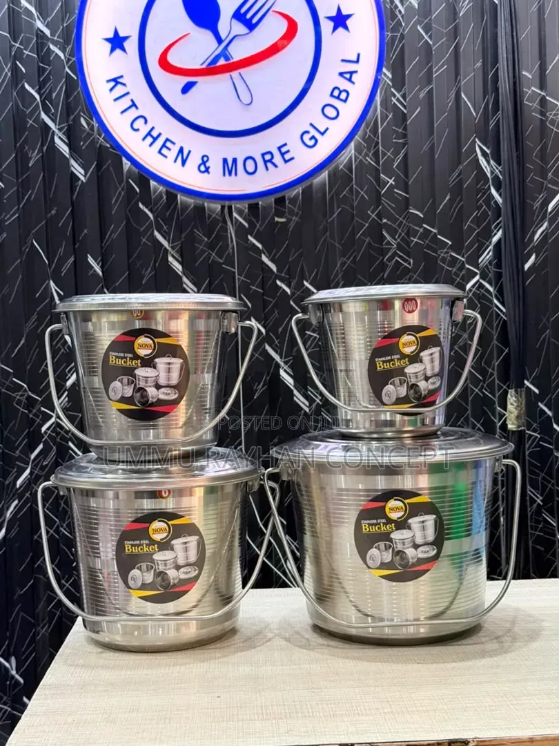 Stainless Steel 8pcs Bucket
