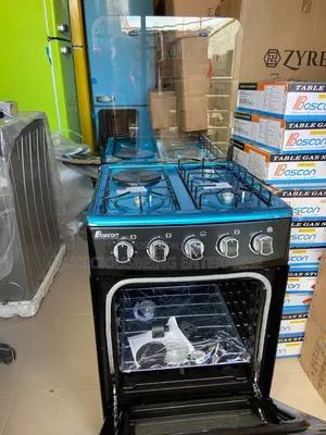 Brand New Boscon 4 Burner Standing Gas Cooker With Oven