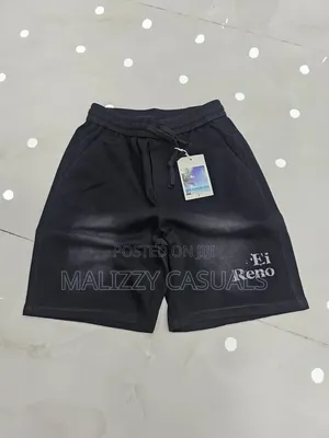 Premium Quality Black Washed Shorts for Men and Women / Premium Casual