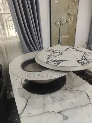 Rotate Marble Top Coffee Table