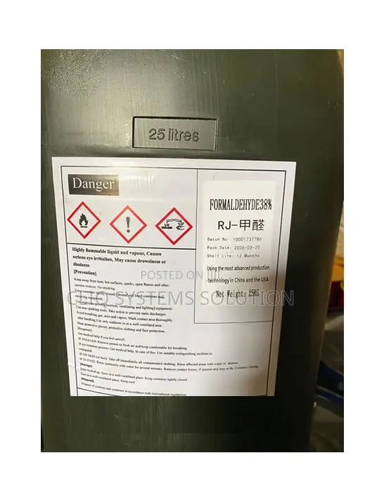 Formaldehyde 38% (180 Kg)