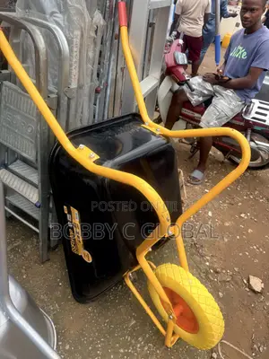 Heavy Duty Steel Wheelbarrow With Tubeless Wheel