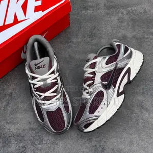 High Quality Nike V5 RUNNER Burgundy Crush Coll Grey Sneakers