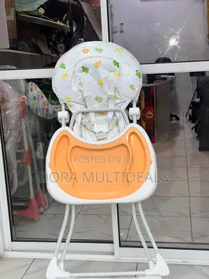 Solid Imported Baby Feeding High Chair With Double Tray