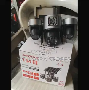 Solar PTZ Intelligent 3 in 1 Rotating PTZ Camera