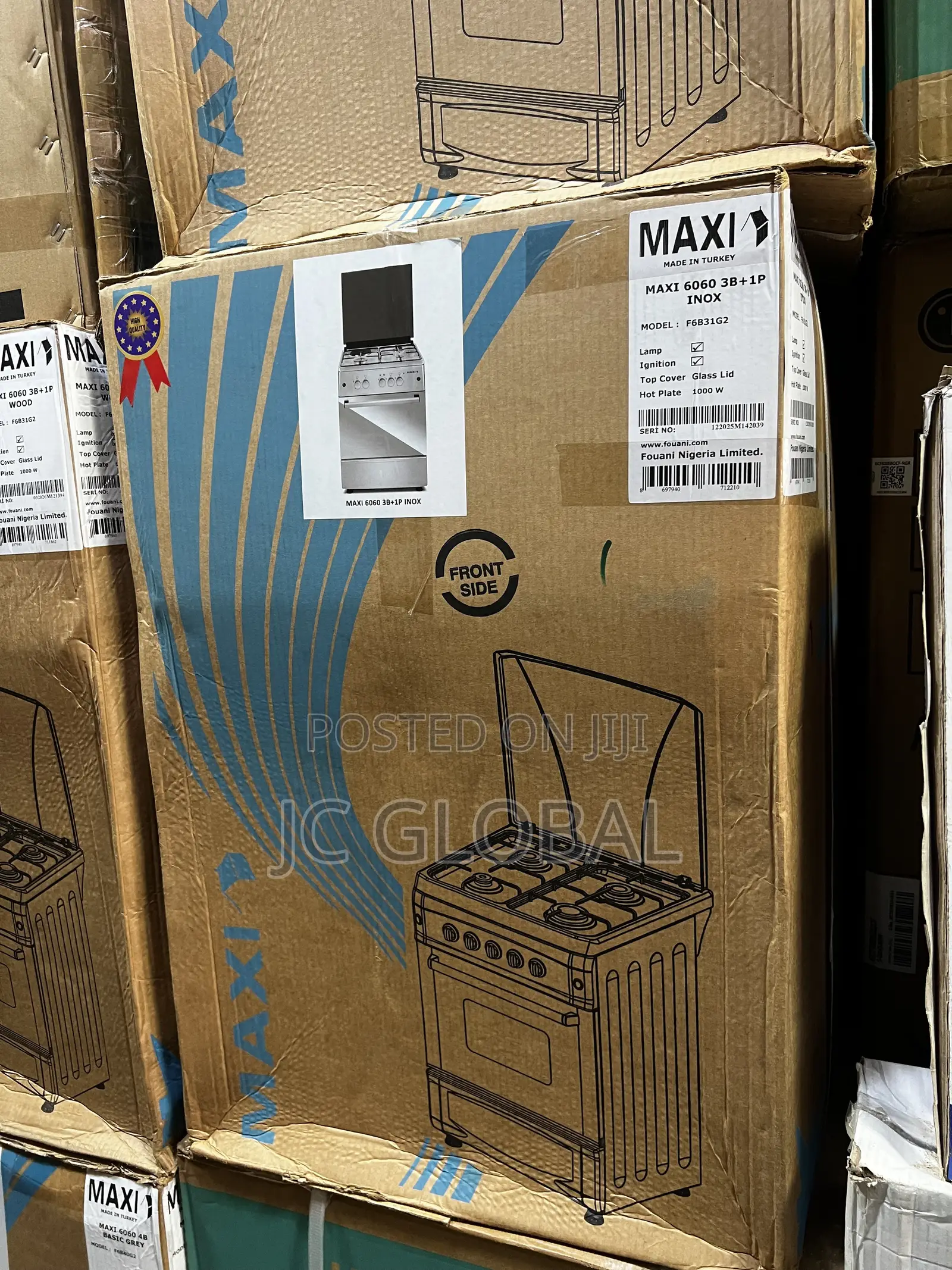 Original Maxi Standing Gas Cooker