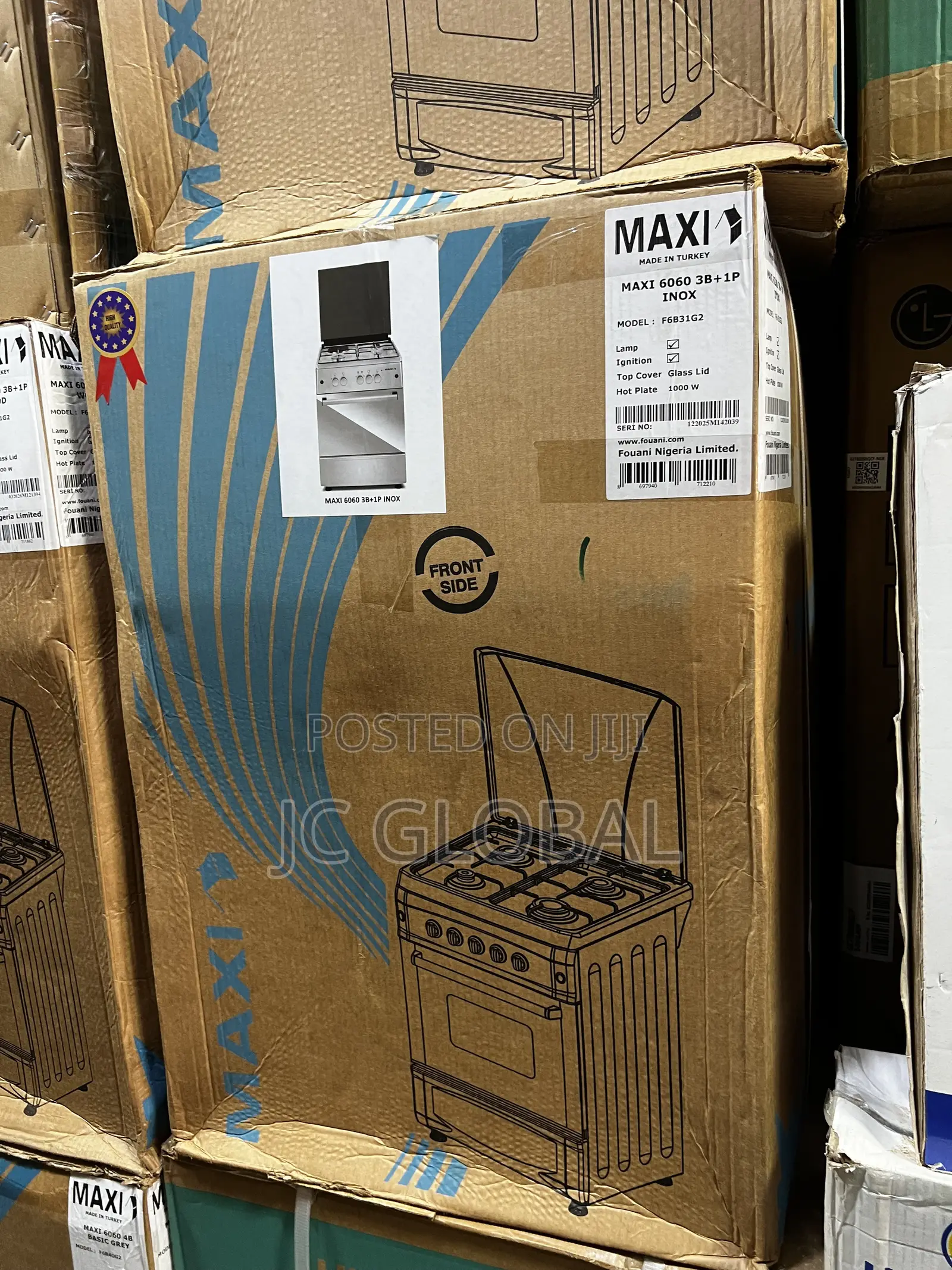 Original Maxi Standing Gas Cooker