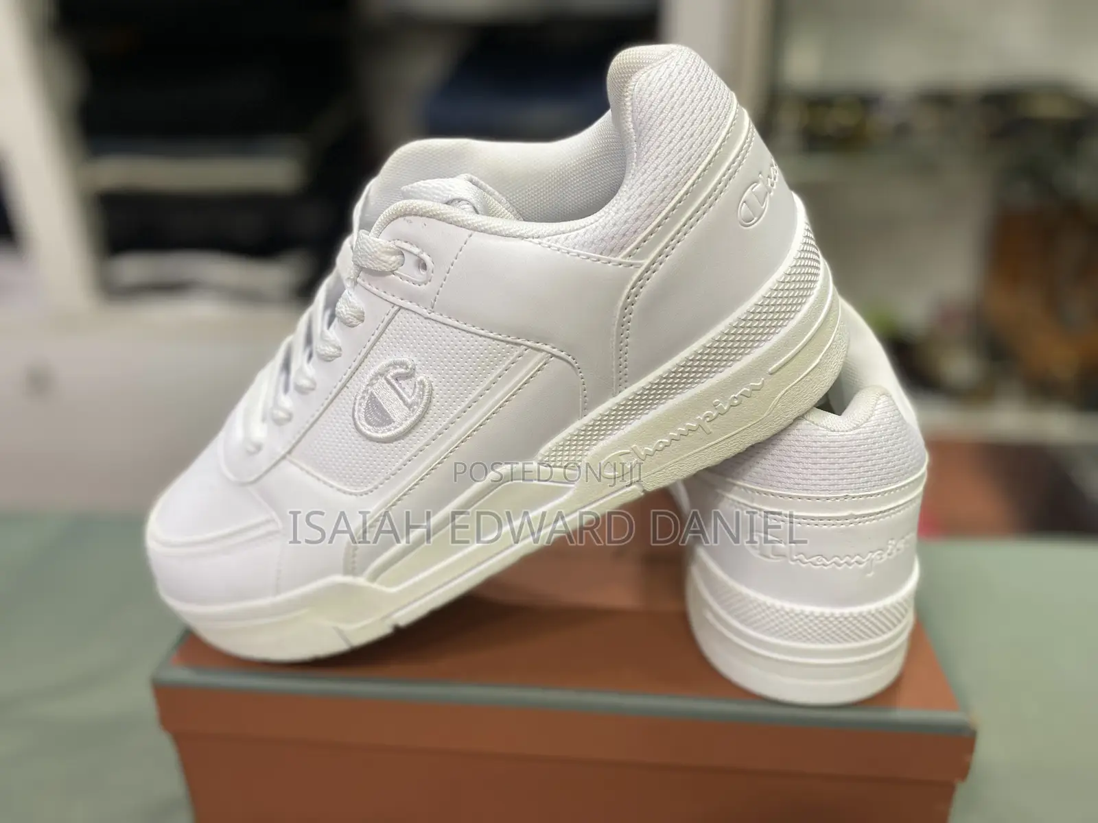 Campion White Leather Sneakers Size 45/11