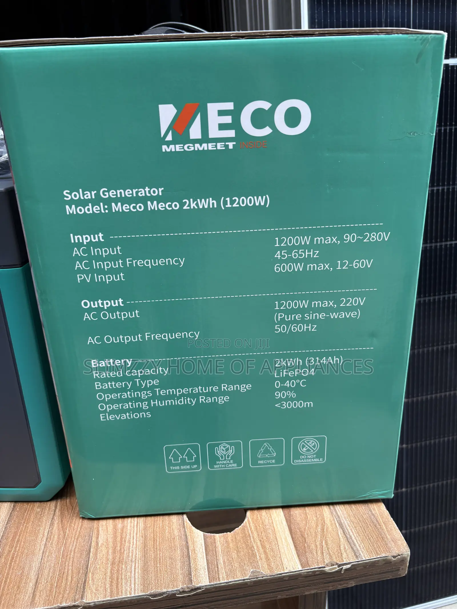 MECO 2kwh With 1200watt Output Solar Generator