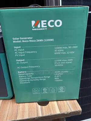 MECO 2kwh With 1200watt Output Solar Generator