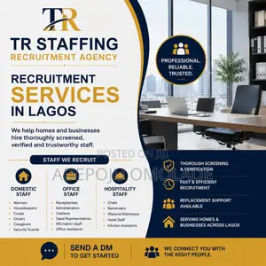 Recruitment Agency in Lagos – Hire Screened Domestic Office Staff