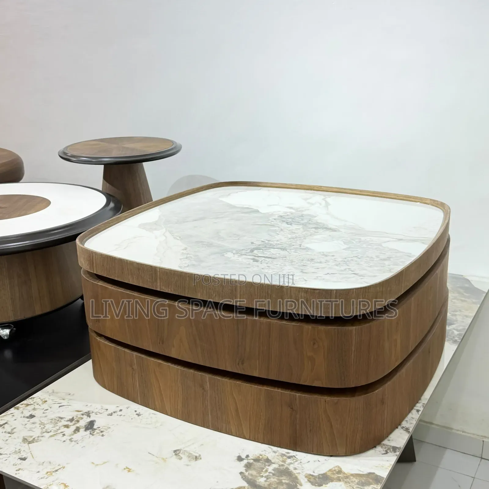 Contemporary Marble Coffee Table