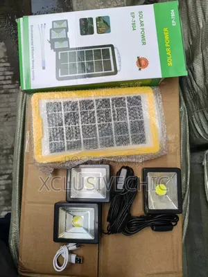 Solar Panel - 3 Bulbs